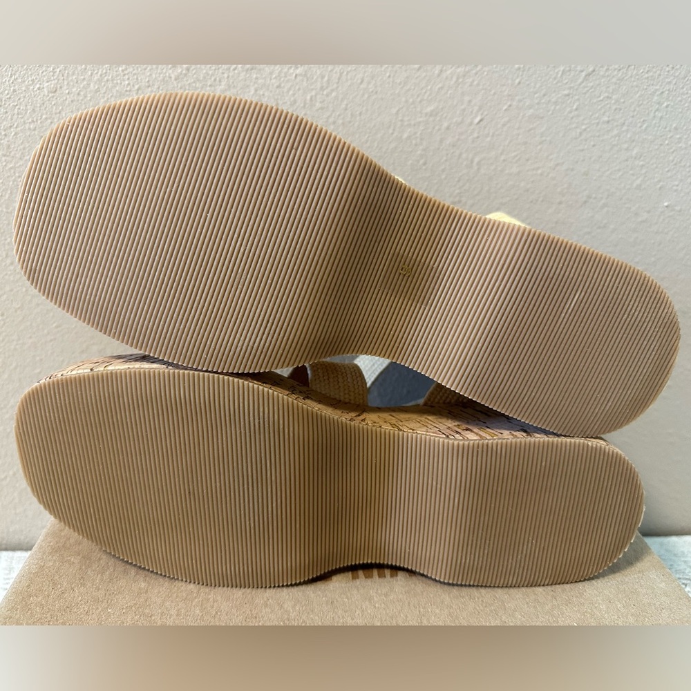 Steve Madden Sashes Raffia Platform Sandals - NIB - Picture 5 of 7